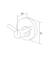 Крючок для полотенец AM PM Bliss A5535600