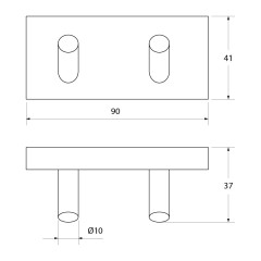 Крючок для полотенец Iddis Edifice EDISB20i41
