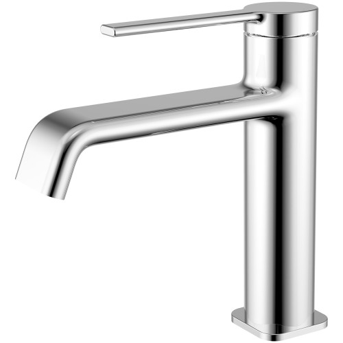 Смеситель для раковины Azario VINCENTE керамический картридж, без донного клапана, хром (AZ-VPV168326C)