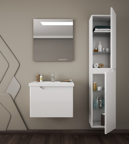 Тумба OWL 1975 Hella 65, белый лак