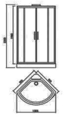 Душевая кабина Appollo A-8837
