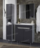 Зеркало-шкаф Венеция Неаполь 80 графит софт