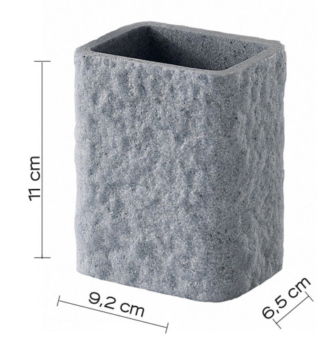 Gedy Aries, настольный стакан, цвет серый