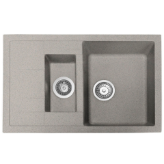 Кухонная мойка Formastone FostoGran FG 76-48, прямоугольная, иней