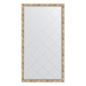Зеркало напольное с гравировкой  EVOFORM  в багетной раме прованс с плетением, 108х198 см, BY 6344