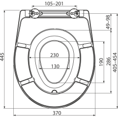 A603 сиденье для унитаза со съемным детским вкладышем