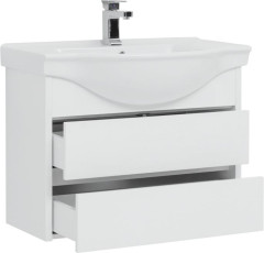 Тумба с раковиной Aquanet Сидней 80 белый