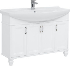 Тумба под раковину Aquanet Валенса NEW 120 белый