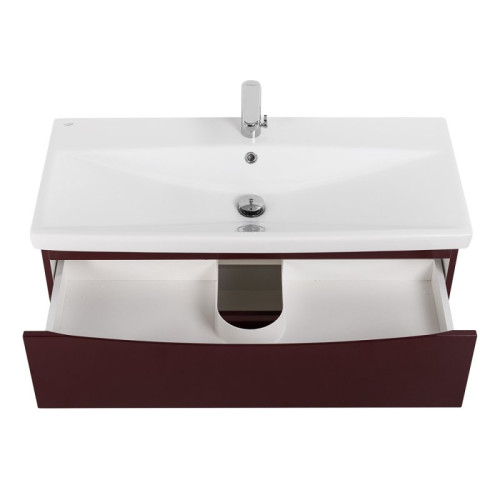 База под раковину подвесная BelBagno MARINO-CER-1000-2C-SO-RG-P Rovere Grigio