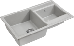Мойка кварцевая Paulmark TANDEM, PM238250-GR, серый, 820х500 мм, Paulmark