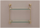 Полочка Aquanet 4652, золото (43 см, двойная)