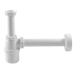 Сифон для раковины Viega с пристенной розеткой D=50 мм, белый (108694)