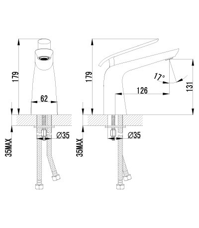 Смеситель Lemark Melange LM4906CW