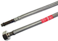 Гибкая подводка TUCAI в полимерной ACB (антикоррозийной) оплетке для смесителя 50 см, 1/2-M10x1 L37, Г/Ш (204613)