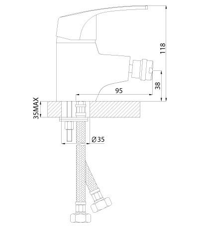 Смеситель Rossinka D40-51