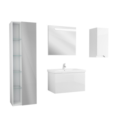 Тумба OWL 1975 Hella 80, белый лак