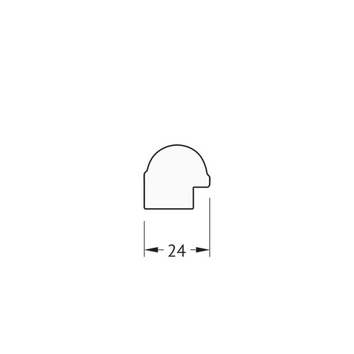 Зеркало настенное EVOFORM в багетной раме серебряный бамбук, 47х137 см, BY 0711