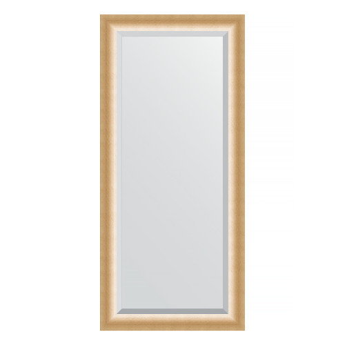 Зеркало настенное с фацетом EVOFORM в багетной раме травленое золото, 76х166 см, BY 1211