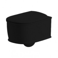 Унитаз Artceram Atelier подвесной 375*525*370 черный матовый