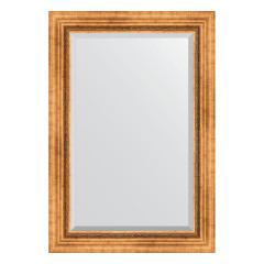 Зеркало настенное с фацетом EVOFORM в багетной раме римское золото, 66х96 см, BY 3438