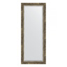 Зеркало настенное с фацетом EVOFORM в багетной раме старое дерево с плетением, 58х143 см, BY 3538