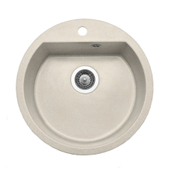 Кухонная мойка Formastone FostoGran FGD 51 G, круглая, цвет латте