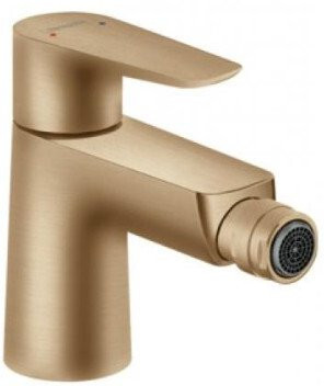 Talis E Смеситель для биде, однорычажный, со сливным гарнитуром шлифованная бронза 71720140