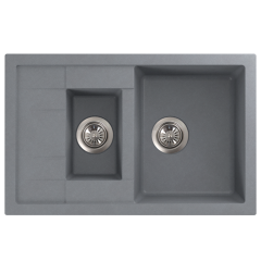 Кухонная мойка Formastone FostoGran FG 76-48, прямоугольная, серый
