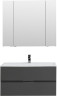 Мебель для ванной Aquanet Алвита 100 серый антрацит