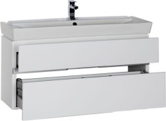 Тумба с раковиной Aquanet Виго 120 белый