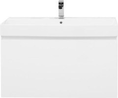 Тумба с раковиной Aquanet Йорк 100 белый