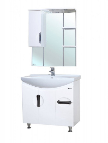 Зеркальный шкаф Bellezza Лагуна 75 с подсветкой