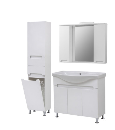 Шкаф с зеркалом в ванную Ceruttispa Ломбардия 95