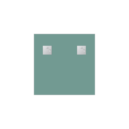 Зеркало настенное c зеркальным обрамлением Style EVOFORM 50х50 см, BY 0801