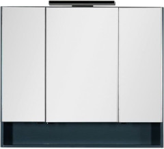 Зеркало-шкаф Aquanet Виго 100 сине-серый