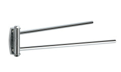 Stil Haus Hashi, полотенцедержатель двойной поворотный, цвет чёрный матовый