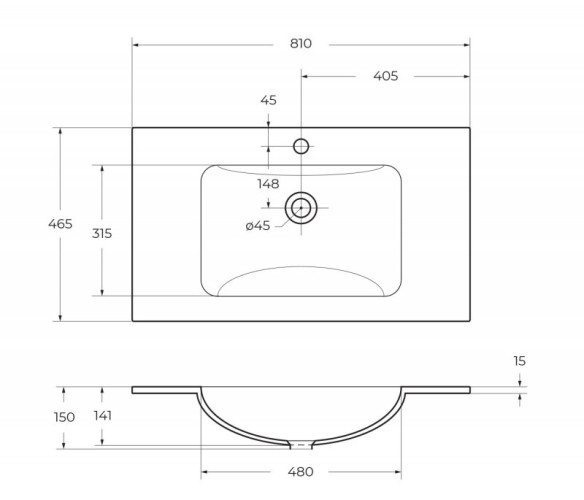 База под раковину подвесная BelBagno KRAFT-800-2C-SO-RGB Rovere Galifax Bianco