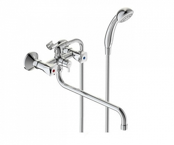 BA343AA PRACTIC Смеситель для ванны/душа, длина излива 320 мм