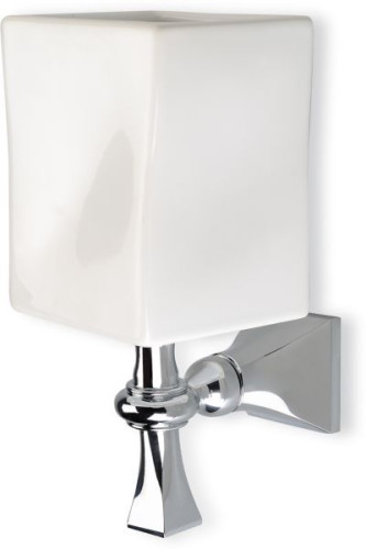 Stil Haus Prisma, настенный керамический стакан, цвет золото - черная керамика