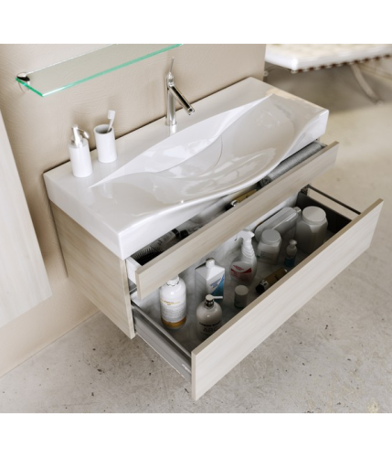 Подвесная тумба 100 см Aqwella Ber.01.10/A