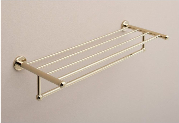 Полочка Aquanet 4662, золото (58 см, с полотенцедержателем)