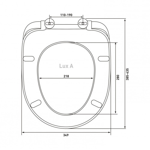 Сиденье BERGES 10601 Lux A