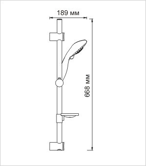 Душевой гарнитур WasserKRAFT A004