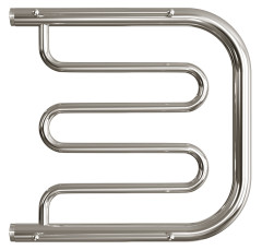 Полотенцесушитель водяной Двин форма фокстрот 50х50, цвет Хром (4627086011773)