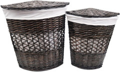 Корзина для белья WasserKRAFT Salm 40x40x57 WB-270-L с крышкой