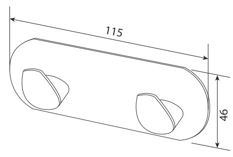 Крючок для полотенец AM PM Inspire A5035600