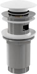 Донный клапан для раковины Alcadrain clik/clack 5/4, с переливом, хром (A390)