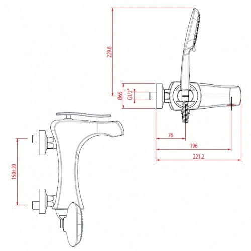 Смеситель Gattoni Icarus 4300