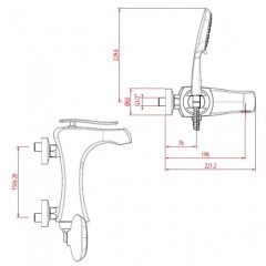Смеситель Gattoni Icarus 4300