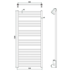 Полотенцесушитель ГРОТА CLASSIC 53/120
